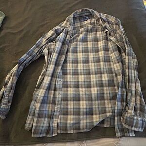 Apt. 9 Soft Touch Plaid Shirt in Blue and Gray